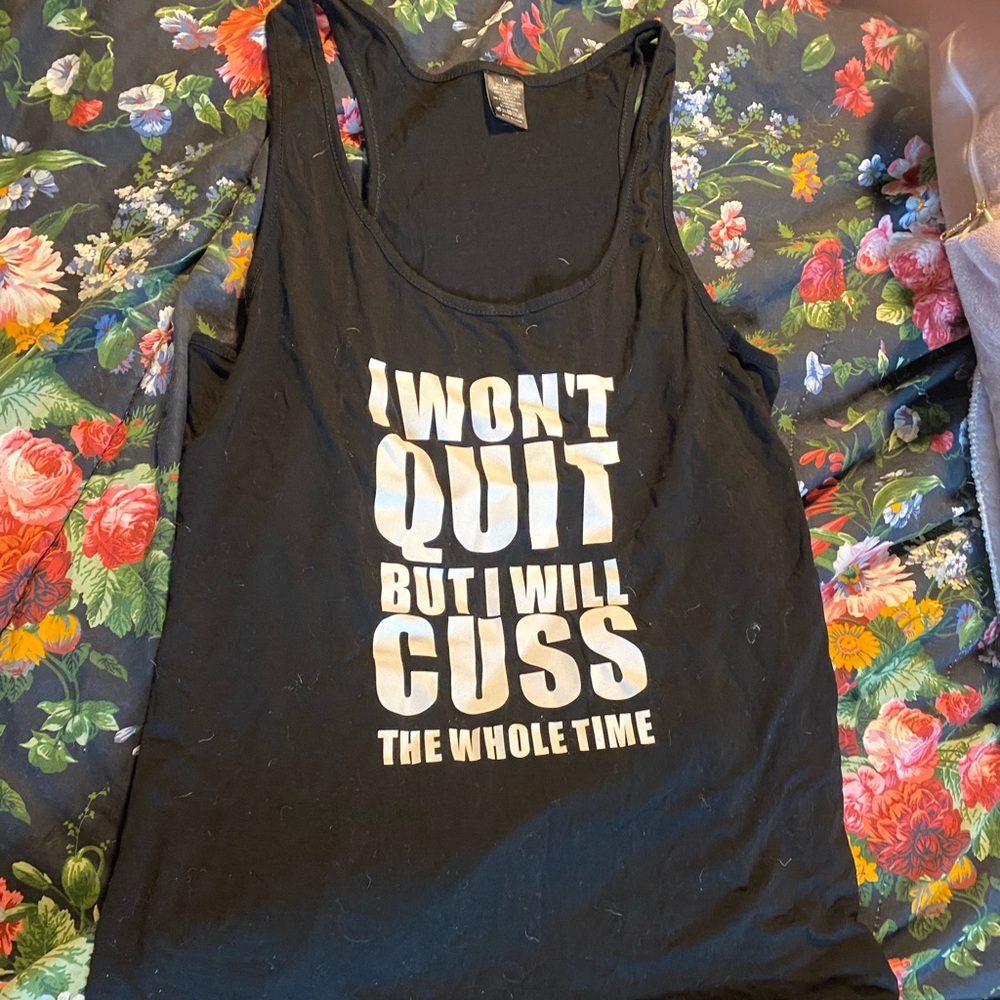 Black workout Tank Top